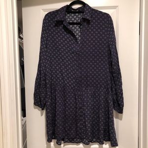 Purple Print Dress/Tunic